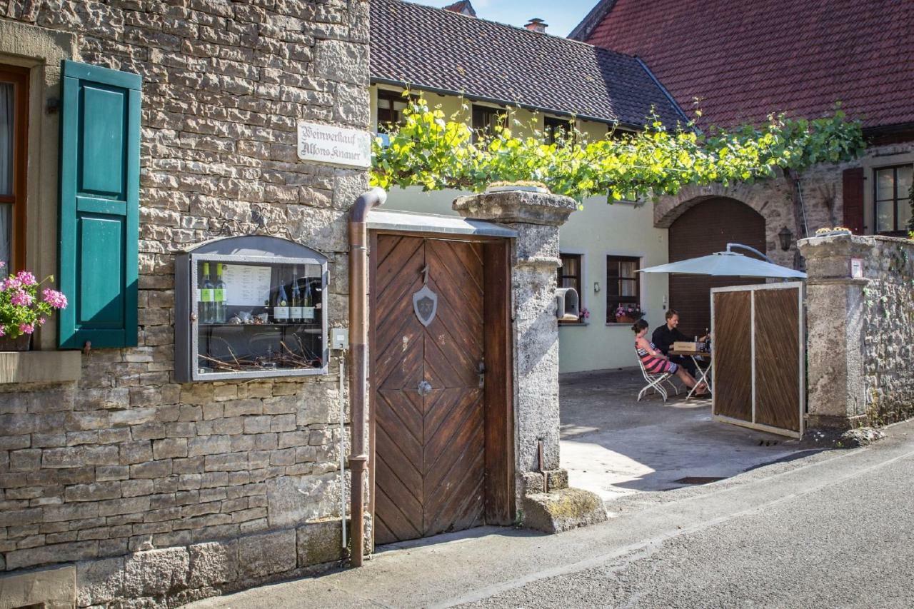 Apartament Weingut Knauer Dettelbach Zewnętrze zdjęcie
